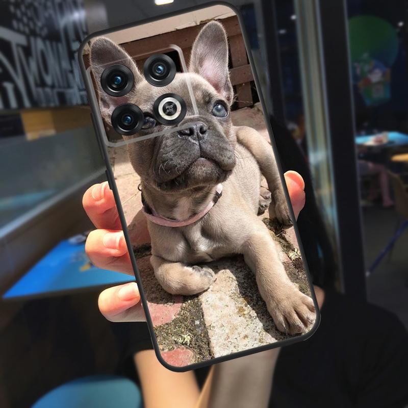 French Bulldog Funda For OnePlus 10T 8T 9RT 12 13 13R 11 9 10 Pro OnePlus Nord 4 CE 2 3 Lite N20 N30 Case