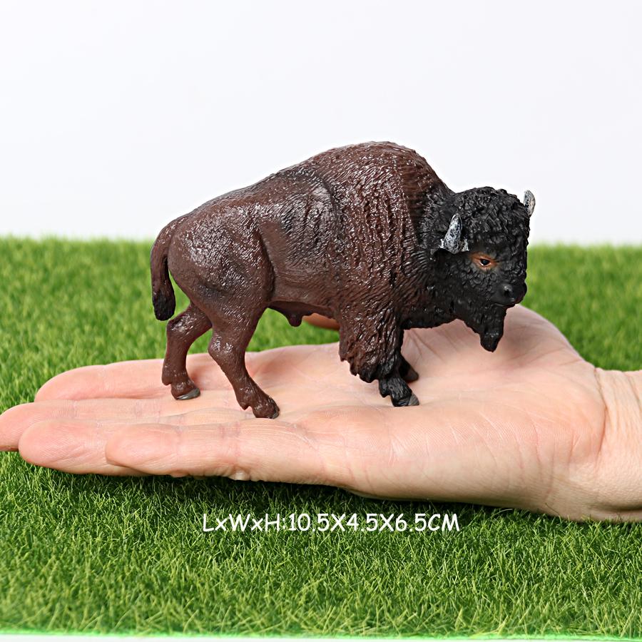 Simulering Gård Verden melkeku Storfe Okse Kalv yak Moskusokse Pedagogisk dyremodell figur leketøy hjemmedekor Gave Til Barn