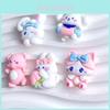 Cute Resin Accessories For Diy Jewelry Making Cartoon Animals Cream Gel Phone Case Creative Fridge Magnet