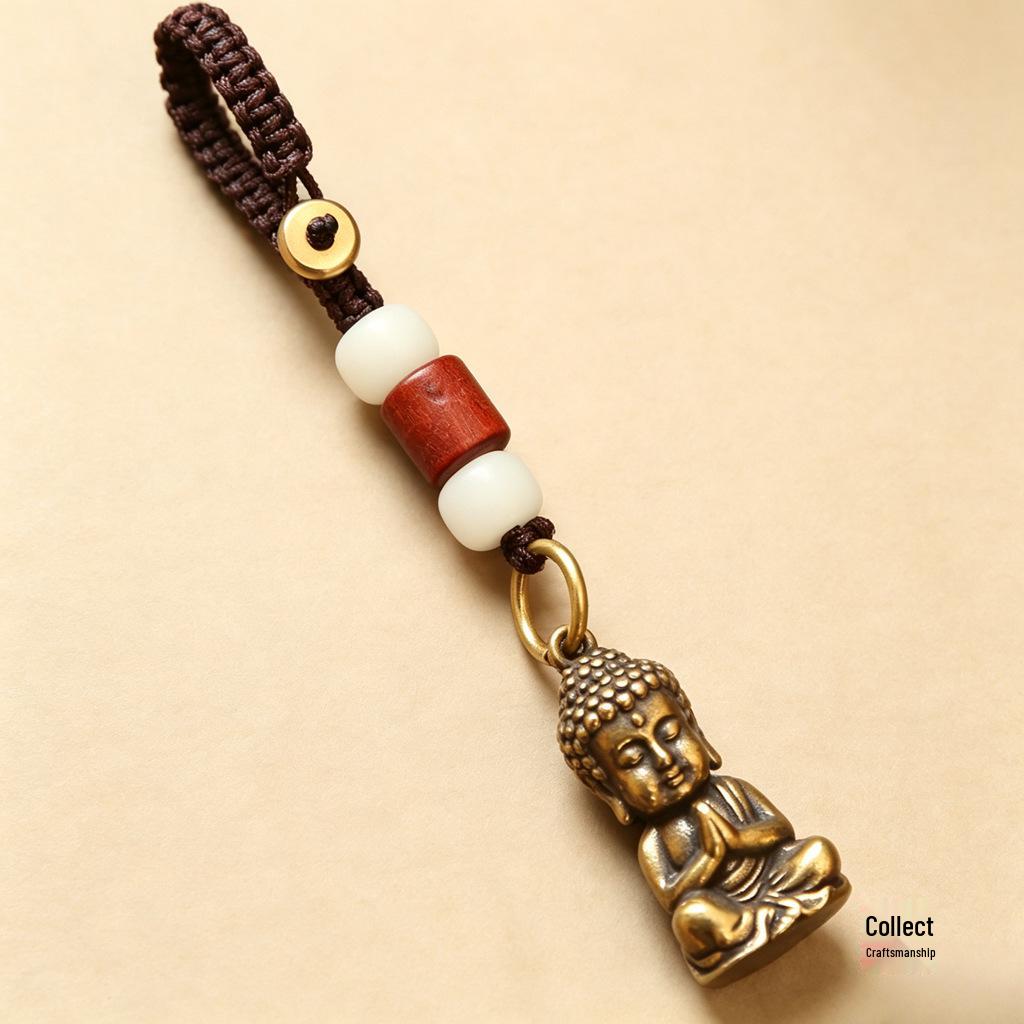 

Shakyamuni Buddha Keychain: Exquisite Tathagata Buddha Ornament