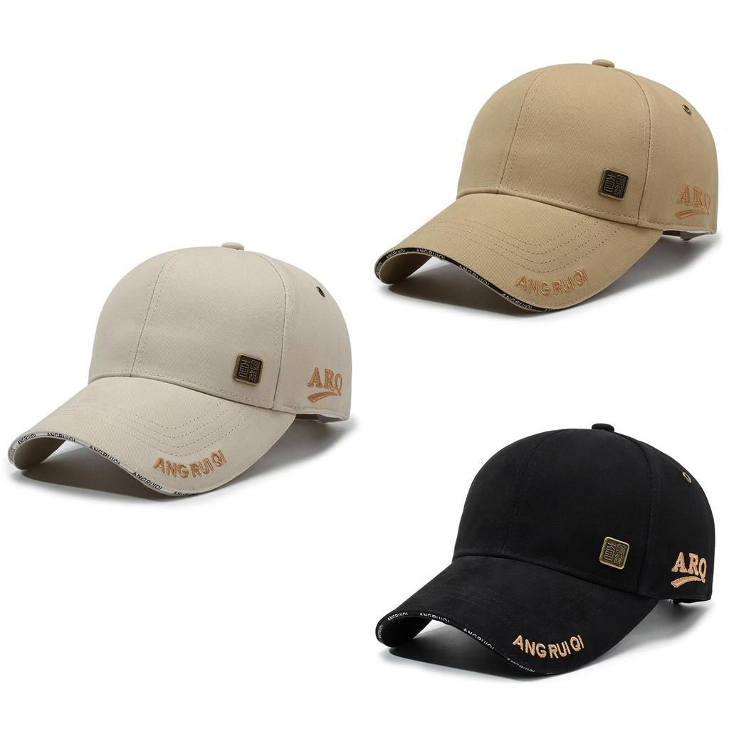 Embroidery Letter Aro Baseball Hat Sun Protection Adjustable Peaked Gift Cap