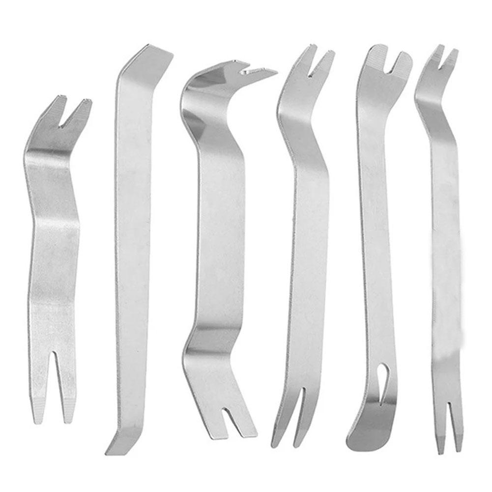 6pcs Auto Dismantle Tools Kit Car Radio By Clip Panel  Trim Inner Removal  Tool For Dash Audio  Installer Pry Kit Refit Set