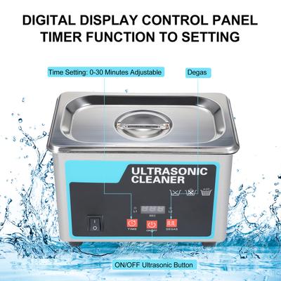 0.8L Ultrasonic Jewelry Cleaner Professional Cleaner Machine with Cleaning Basket for Jewelry