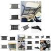 Car Top Storage Net For Organizing Auto Accessories Black Double-layer Cross Weave Style