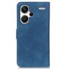 KHAZNEH For Xiaomi Redmi Note 13 Pro+ 5G Stand Case PU Leather Retro Cell Phone Cover
