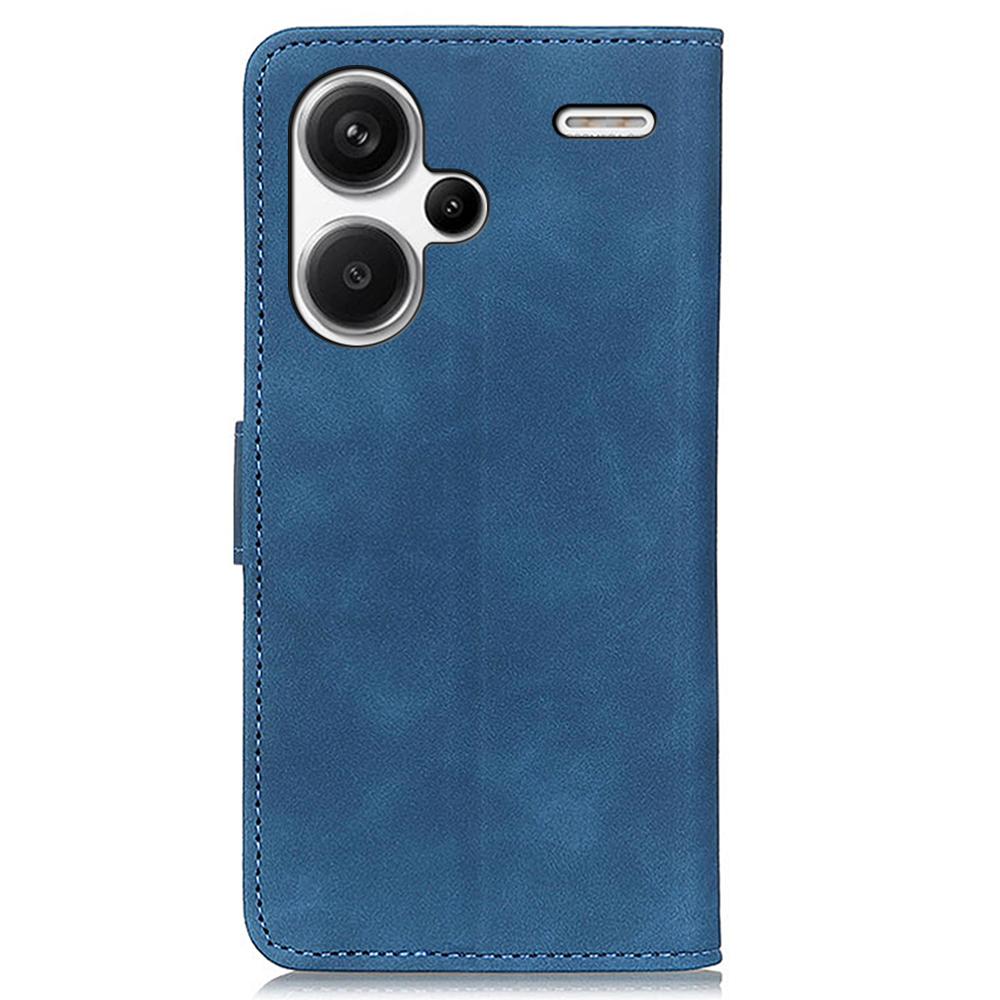 KHAZNEH For Xiaomi Redmi Note 13 Pro+ 5G Stand Case PU Leather Retro Cell Phone Cover