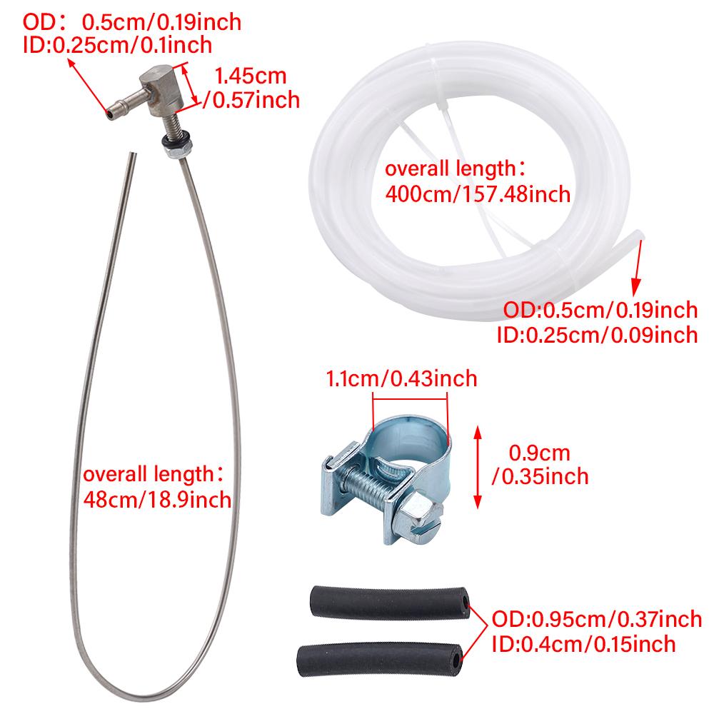 Fuel Tank Transmitter Bracket Pipe Picking Clamp Kit For All Diesel Heater Up To 4kw For Eberspacher/Webasto Heating Systems