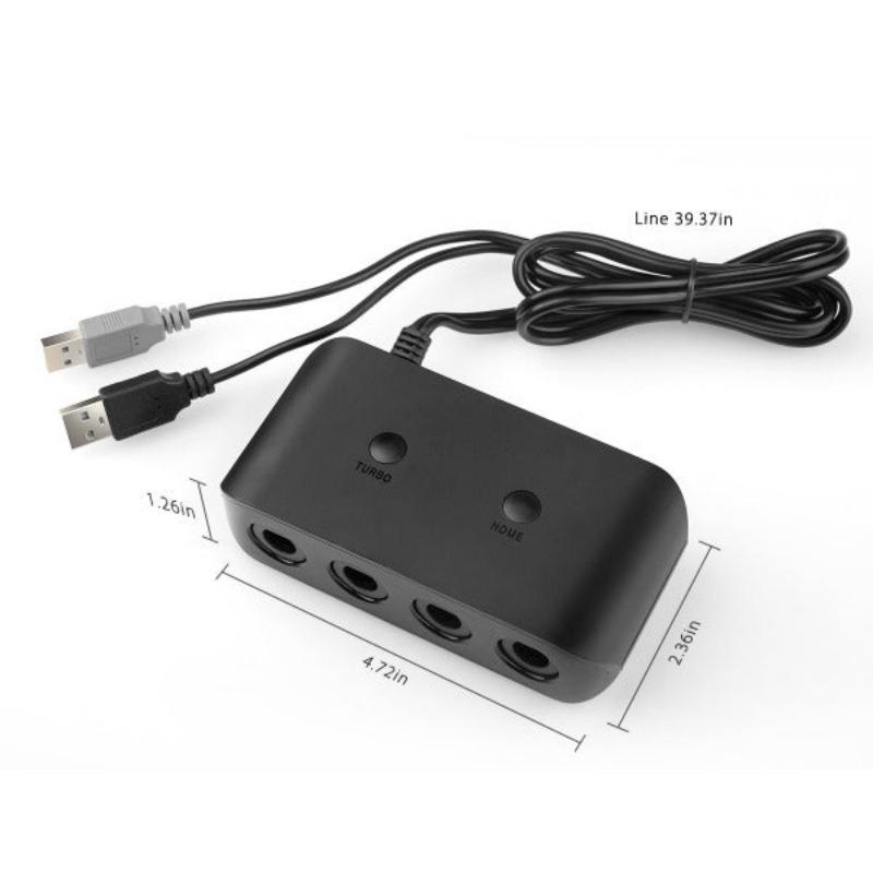 GC To WIIU / PC / Switch 3 In 1 Converter NGC Conversion Box Serial Send Plug and Play Without Driver