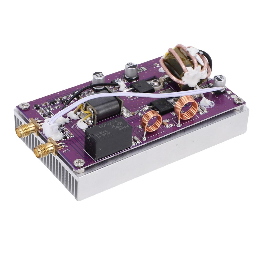 20W Portable Shortwave Power Amplifier with Automatic Switching, Low Pass Filter, Heat Sink, Compact Structure 2MHz