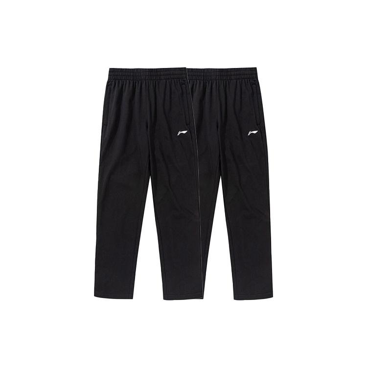 Li Ning Knitted Sweatpants Men's Black AKLQ329-1