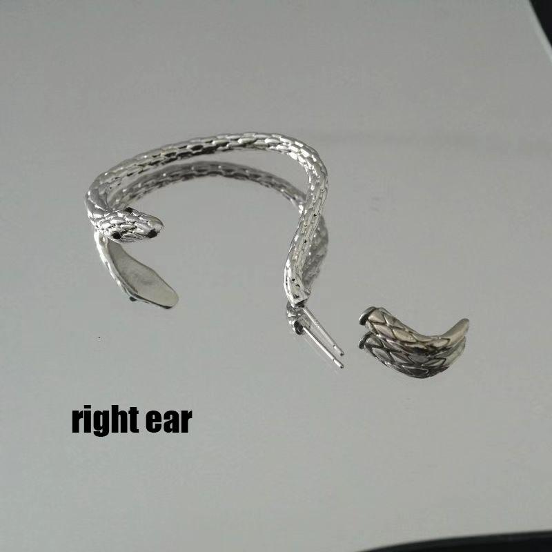 

Small Snake Winding Earrings Female Vintage Creative Tide Male Couples Niche Design Sense