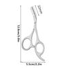 Eyebrow Scissors For Men And Women Makeup Tools One Metal Texture With Comb Eyebrow Razor Beauty Scissors Stainless Steel