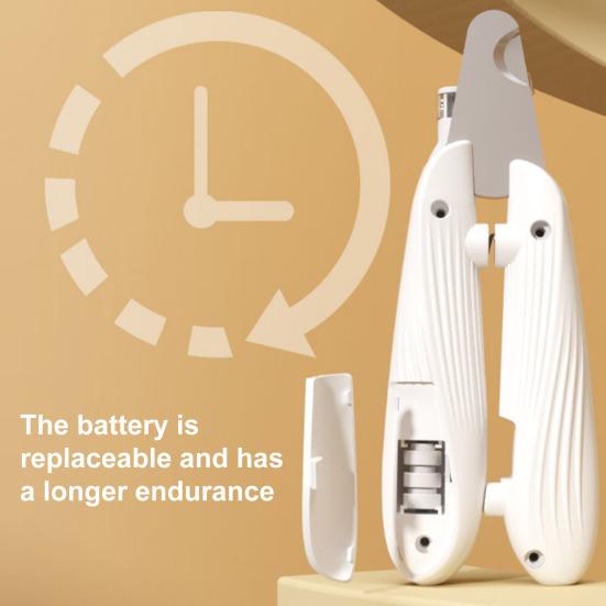 Dog Nail Clippers with Light Cat Nail Trimmer with Silent Grinder Splash Guard Portable