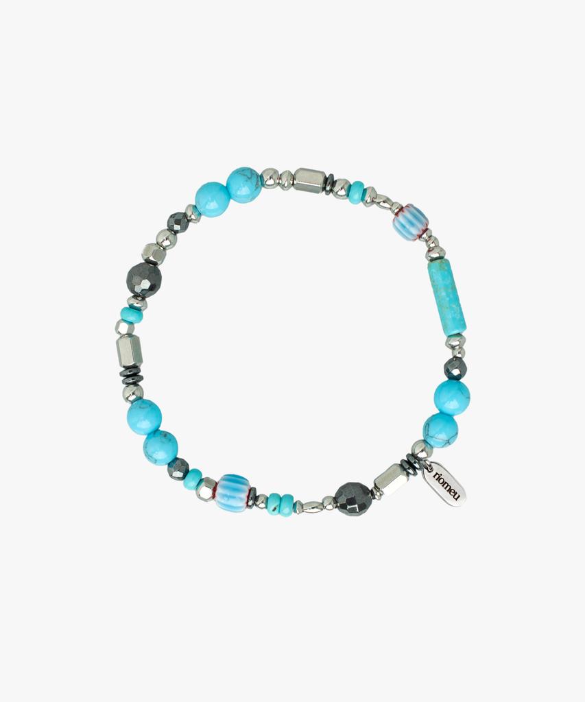 Riomeu Blanc Noir Venezia Blue Bracelet : Radiant020