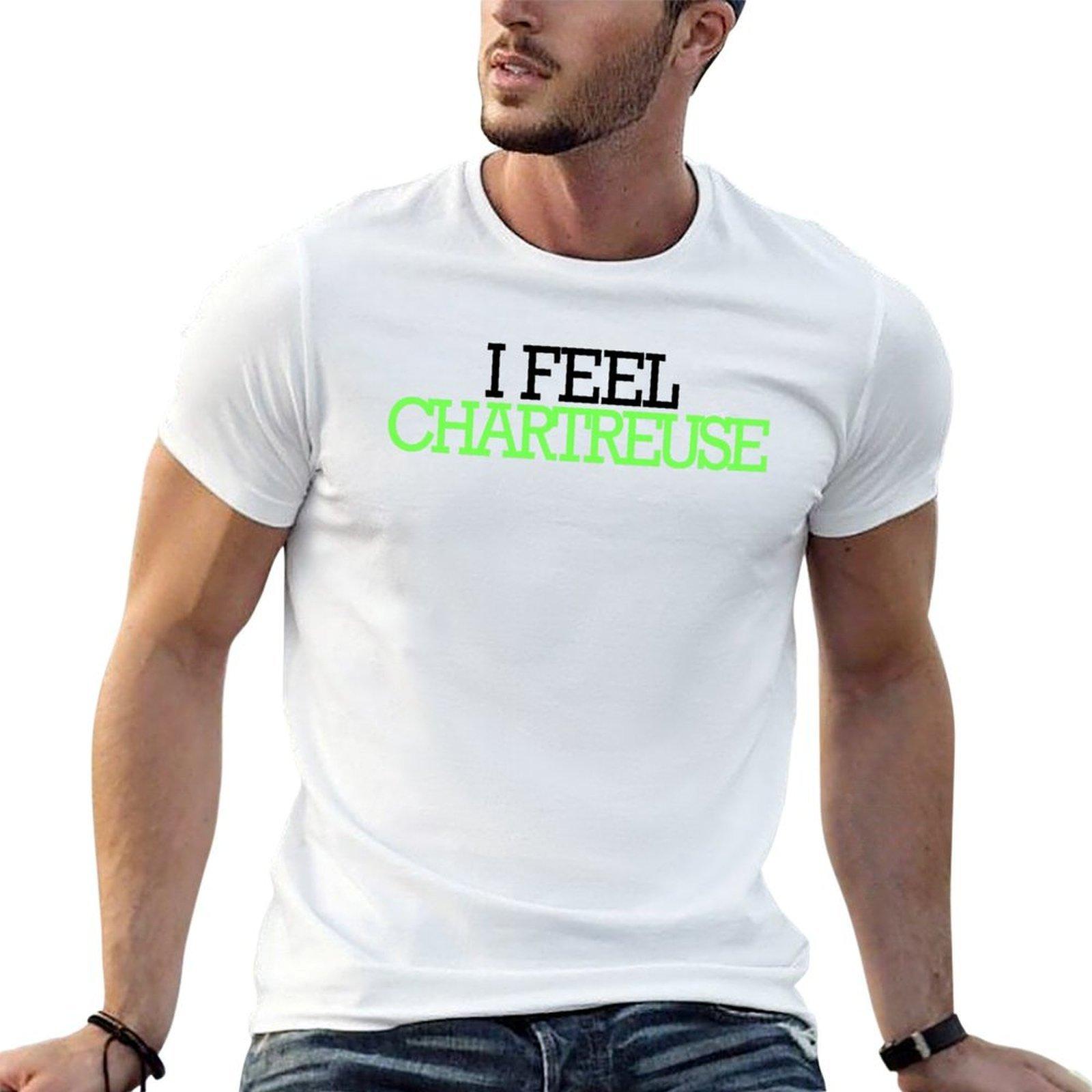 

Chartreuse I Feel Color Clothing TShirt t shirt man cotton t shirts for man pack cotton TShirt S