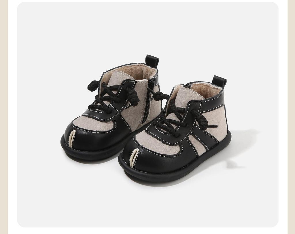 Autumn/Winter Unisex Baby Cotton Soft Sole Non-slip Shoes - Versatile Fashion for Infants & Toddlers