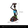 Nordic Good Premium Candlestick Ornaments Unique Resin Black Candlestick Ins Home Entrance Decoration Durable Durable