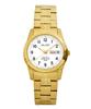 Gaelleogsi 5 Atm Men'S Gold Color Numeral Index Metal Wristwatch Qa9012Mc-1