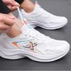 Xtep Ultra Light Comfortable Fashion Shock Absorbing Lightweight Low Top Casual Running Shoes Men sneaker White Orange Blue 875319110028-4