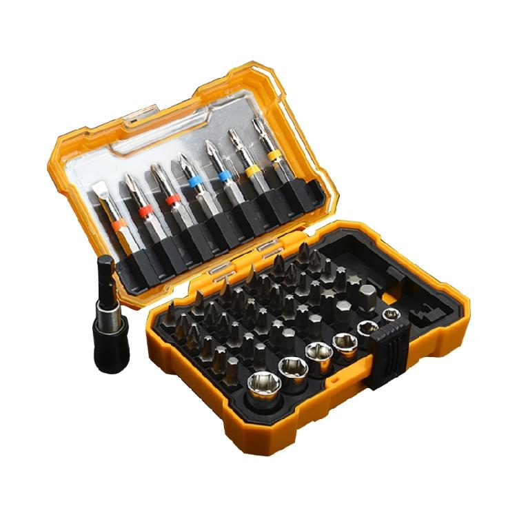 

Essential Screwdriver Bit Torx, Flat, Hex, Square Bit Tip Collection 50Pieces 1