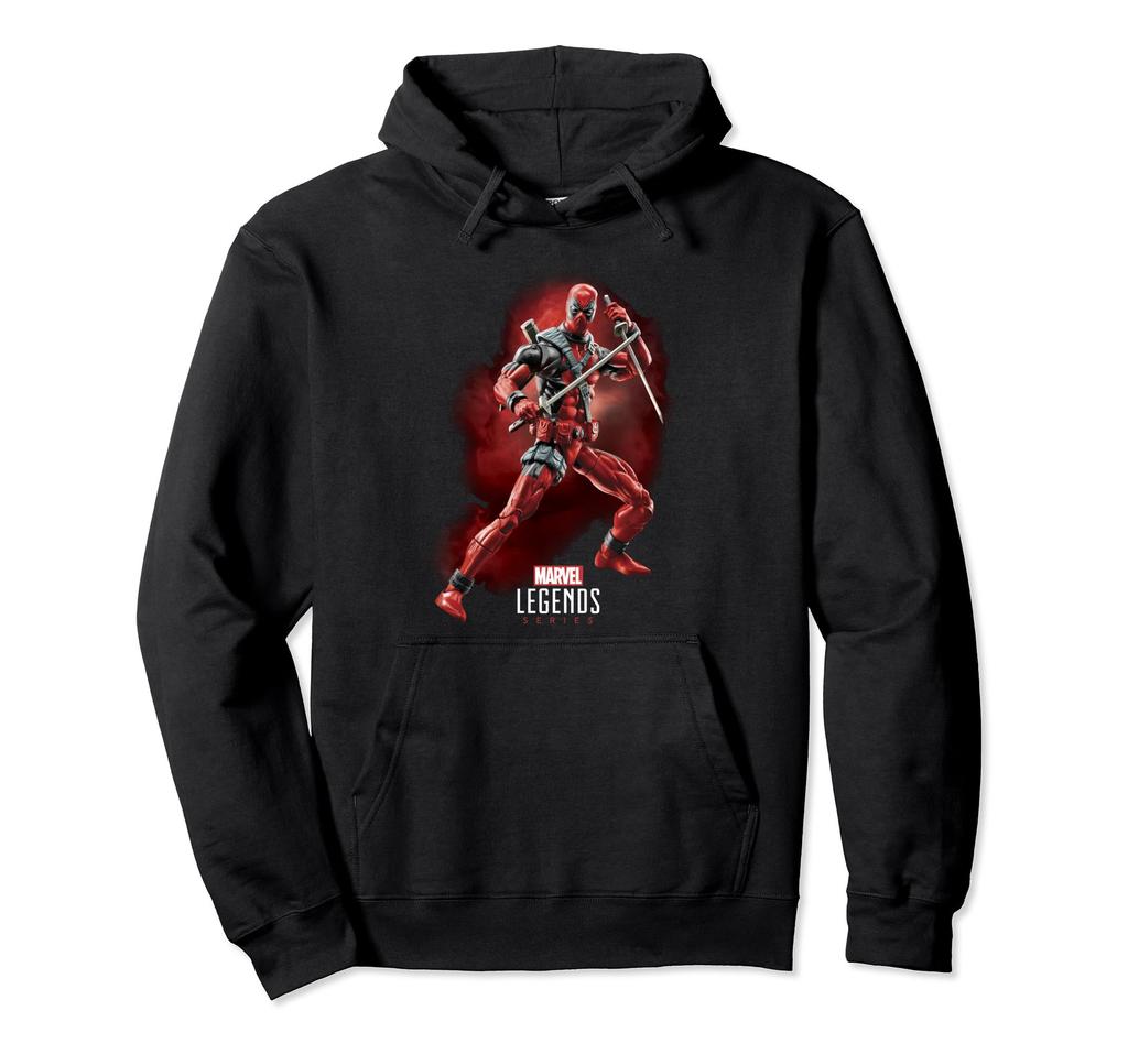 Marvel Legends Series Deadpool Action Pose Portrait Hoodie
