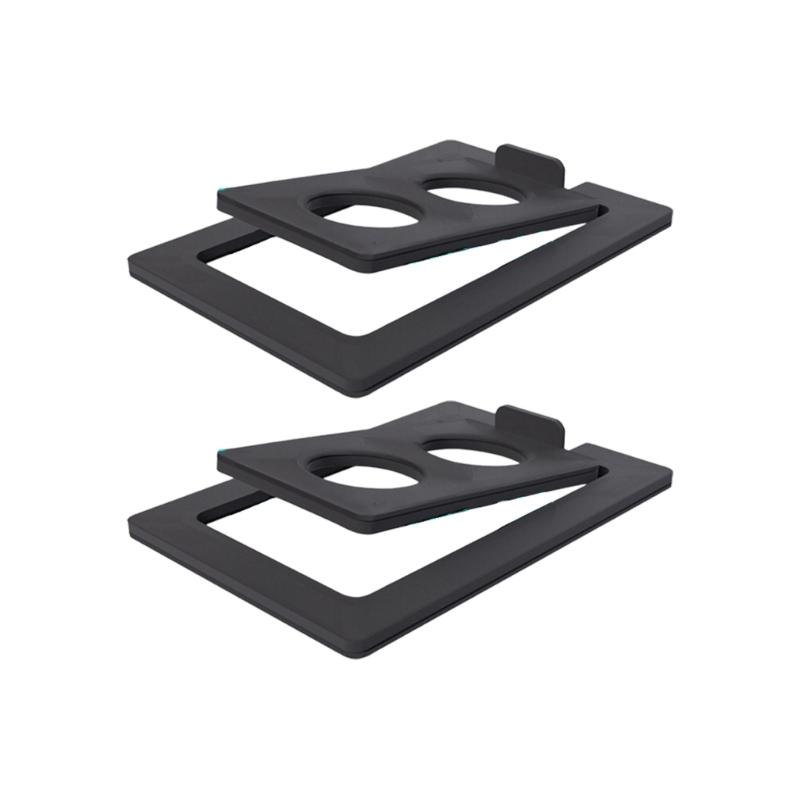 2 Piece Sturdy Desktop Speaker Mount for 8in Speakers Featuring Easy Installation and Stable Support Enhances Sound