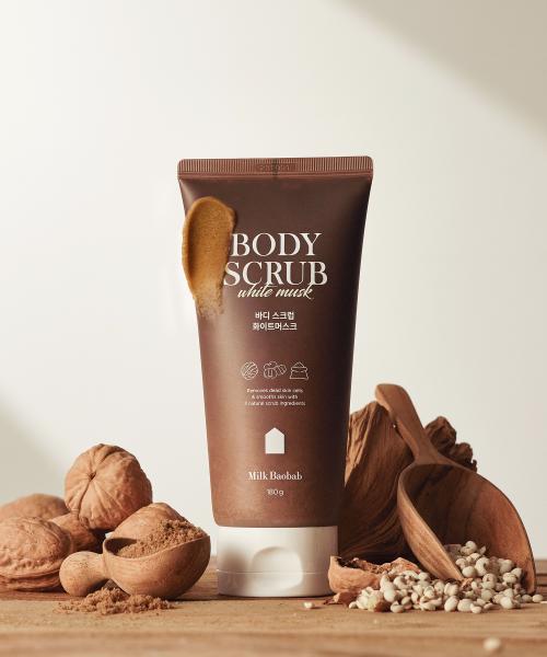 [Hypoallergenic] White Musk Body Scrub 180g