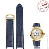 Cinturino per orologio in vera pelle 21x15mm 20x12mm 18x10mm Per orologi Cartier PASHA W31074M7 WSPA0012 WJ120251 cinturino uomo donna bracciale