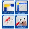 Indoor Outdoor Mini Folding Soccer Goal Net Plastic Football Post Frame Set Inflatable Kids Sport Toys For Indoor Outdoor Team Games