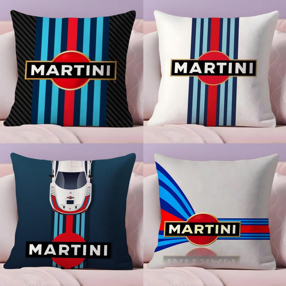 Car Cool M-Martinies Cushion Cover Plush Fabric Soft Double-Sided Printed Sofa Pillow Case Colorfast Home Decor Gift