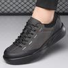 Rocker-Sohlen Sneaker für Herren Schnürung Lässige Laufschuhe Runde Zehenpartie Leichte Pendler-Sneaker Größe 38-44
