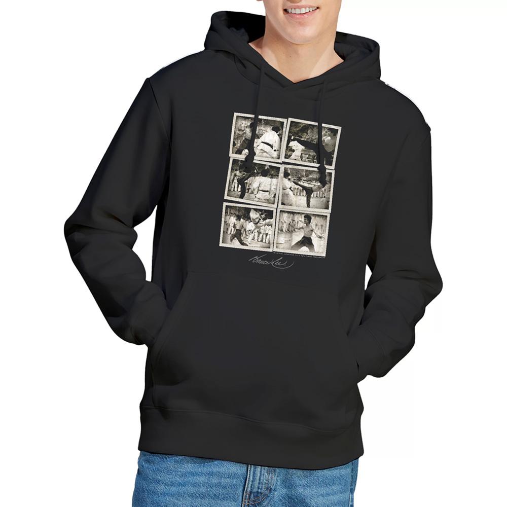 Bruce Lee Unisex Adult Snap Shots Hoodie