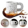Ceramic Mug with Handle for Coffee Tea Spotted Matte 300 Ml
