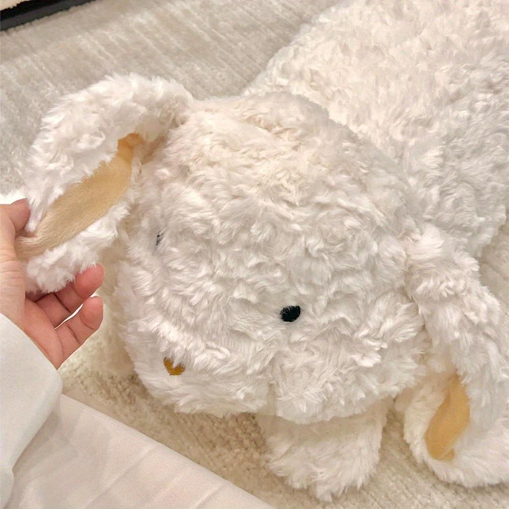 Long Rabbit Plush Pillow - Soft Leg Hugger for Bedroom & Living Room