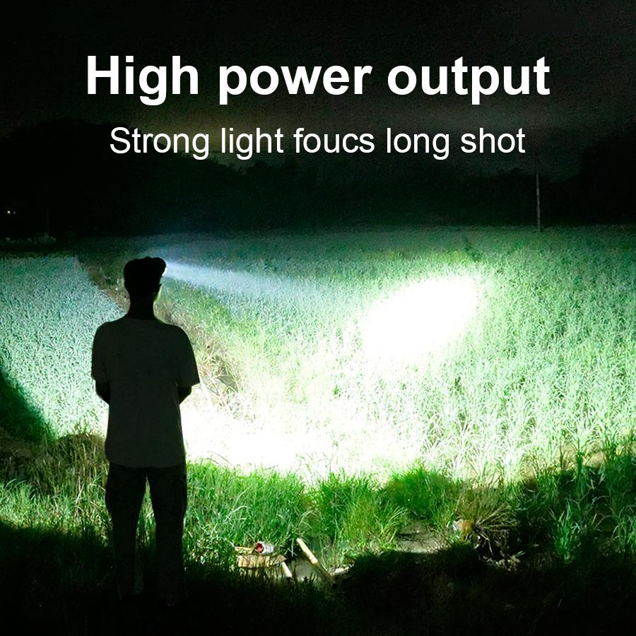 Latarka czołowa XPG LED Super Bright o dużej mocy, wbudowana bateria, lekka latarka czołowa, wędkarska, kempingowa