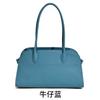 New First-layer Cowhide Tote Bag Handbag Horizontal Large-capacity Leather Women's Bag Commuter Shoulder Bag