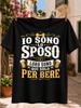 I Am the Groom They Are Only Here To Drink Beer Bow Tie Italian Groom Party Humor Unisex All Unisex All TShirt
