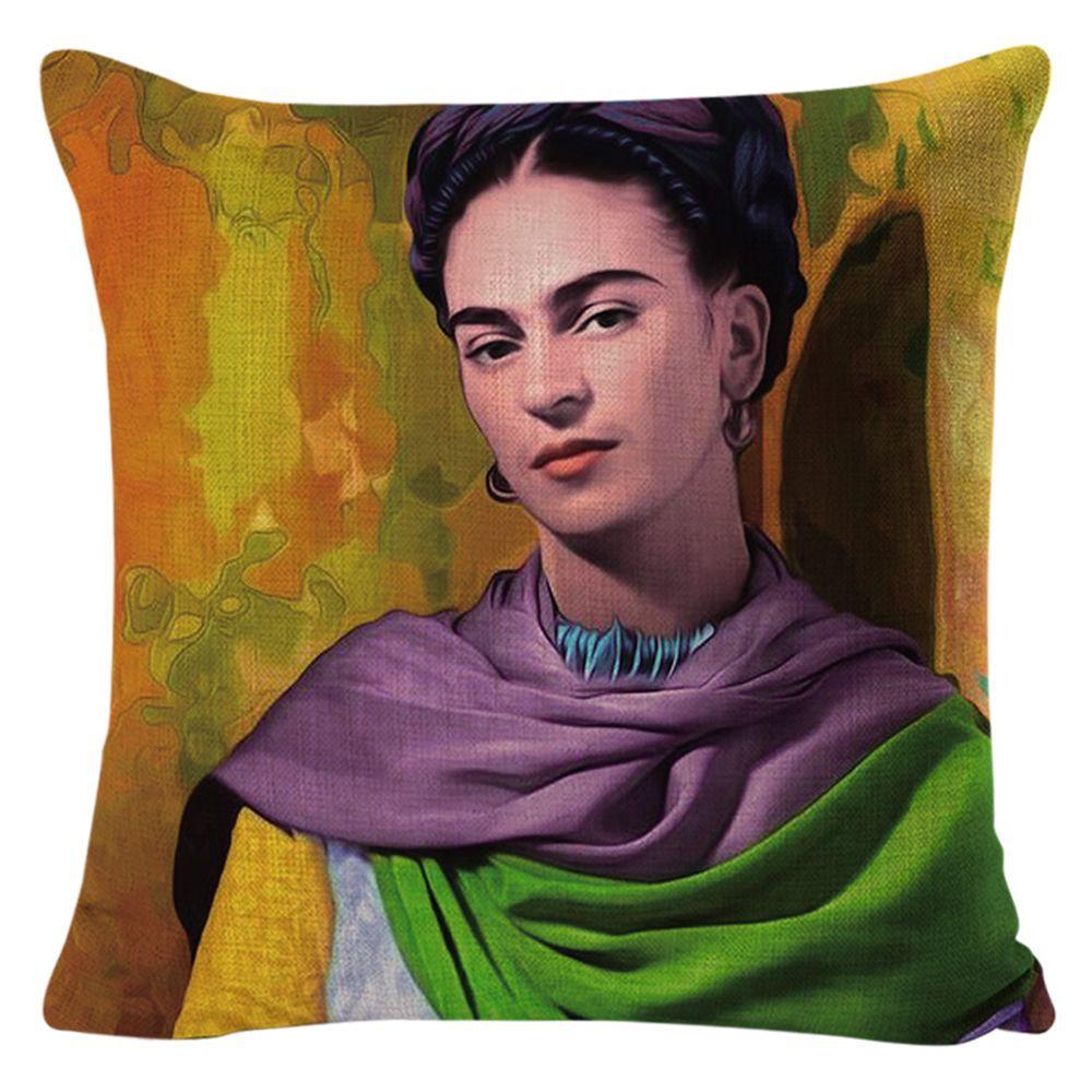 Kissenbezug Frida Kahlo Zierkissen Heim Sofa Kissen
