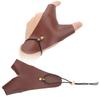 Archery Hand Guard Protector PU Leather   Shooting Hand Guard Glove for Traditional Archery Outdoor