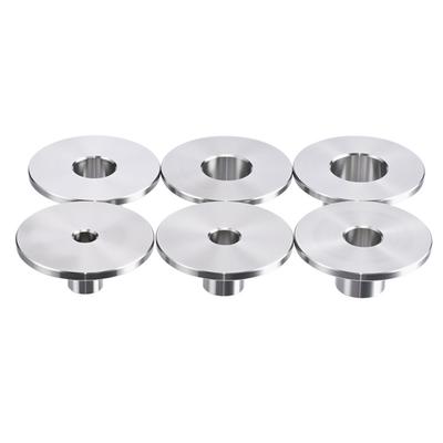 6 Stück Router Vorlagenführungsbuchsen Edelstahl Trimmführungsset für Holzbearbeitung 10mm 12mm 14mm 16mm 18mm 20mm