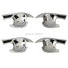 For Nissan Sentra  ABS Chrome Carbon Car Door Handle Bowl Side Door Bowl Cover Trim Protectors Exterior Car Stying Accessory
