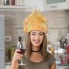 Dense Velvet Turkey Hat Roasted Turkey Hats For Christmas Festival Costume Party