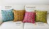 Chenille Cushion Cover 45cm by Chintomani [Turkish Design] (Yesilçay)