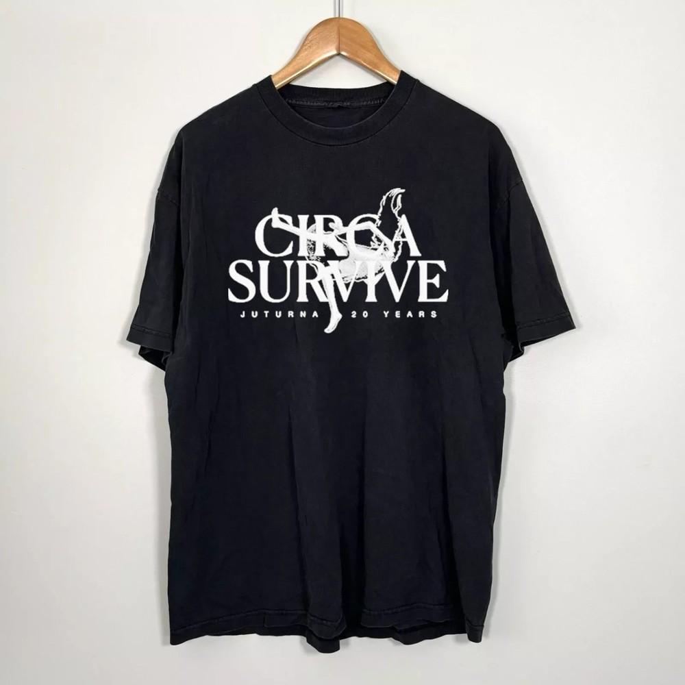Circa Survive Juturna 20 Years 2025 Black T Shirt All Size S-5XL HD847 Unisex T-Shirt S