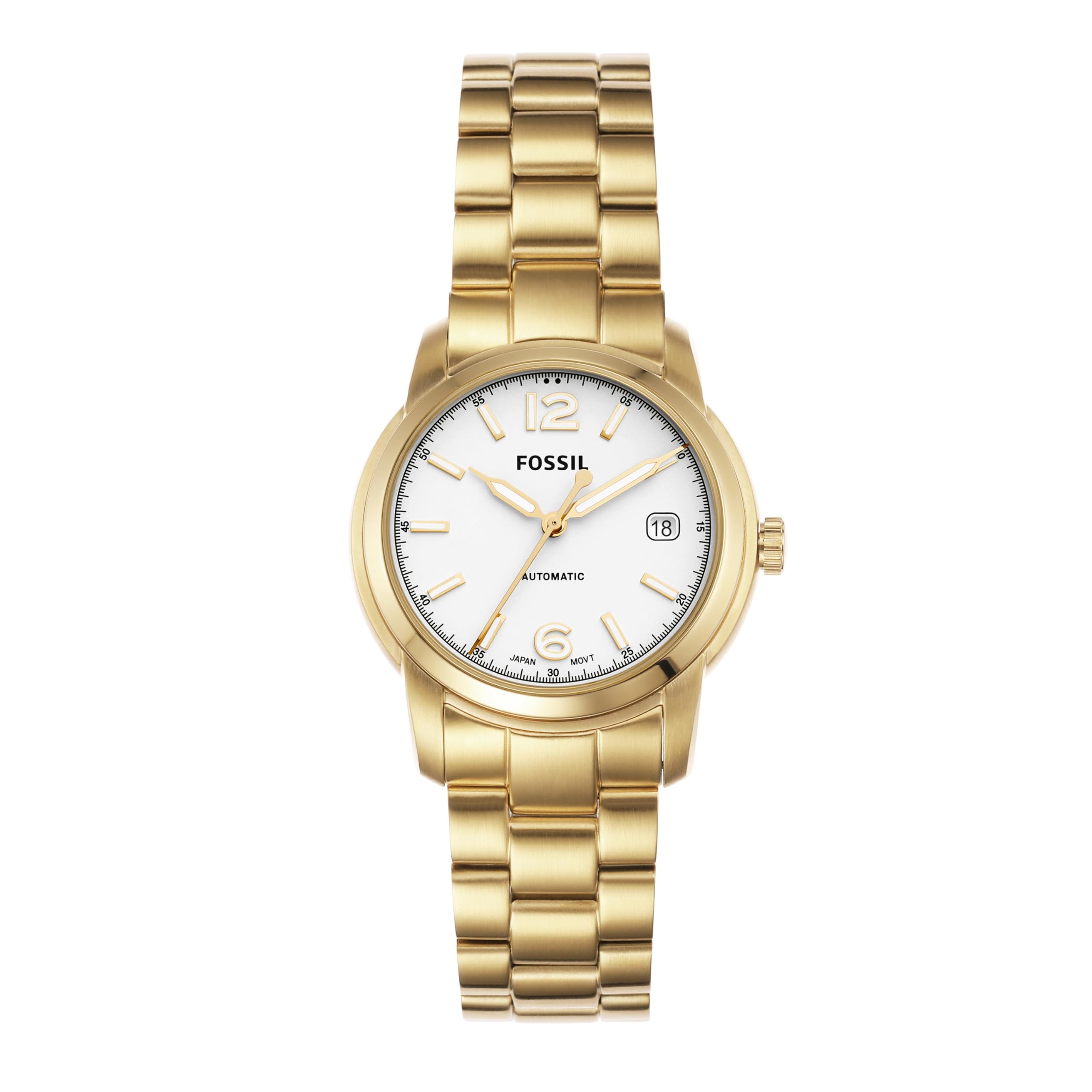 FOSSIL HERITAGE Automatic Stainless Steel Watch Gold-Tone золотой