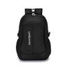 (Schwarz, L(46x29x14cm)) Oxford Schulterrucksack Mode Leichter wasserdichter Reise-Laptop-Rucksack Große Kapazität Verschleißfeste Schüler Schultasche