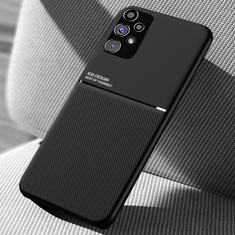 

Роскошный матовый кожаный чехол для телефона Samsung Galaxy A53 A33 A73 A13 A03S A22 A32 A52 A12 A51 M23 M13 M32 4G 5G S20 S21 FE S22 Ultra Plus Мягкий ТПУ чехол Samsung Galaxy A33 5G чёрный