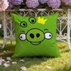 Anime A-Angry B-BirdsS Cushion Cover Home & Car Dual-Scene Pillow Cover: Reversible for Premium Comfort