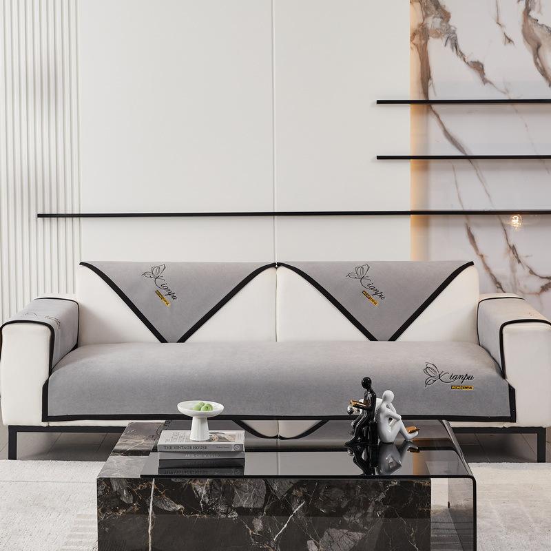 Chenille Sofa Cushion Four Seasons Universal Non-Slip Sofa Cushion Light Luxury High-Grade Sofa Cover Towel