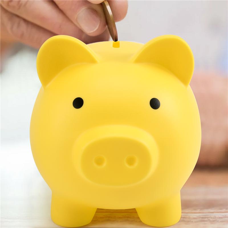 Good-Large Piggy Bank, Unbreakable Plastic Money Bank, Coin Bank For Girls And Boys, Practical Gifts For Birthday